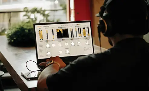 5_BAND_Sound_Processor dashboard with user
