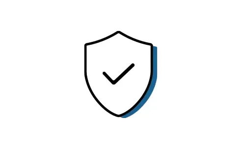 Proven and powerful light blue icon